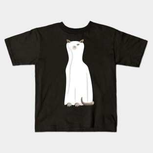 Ghostly Cat Kids T-Shirt